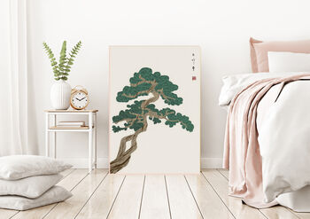 Japanese Bonsi Tree Art Print, 3 of 3