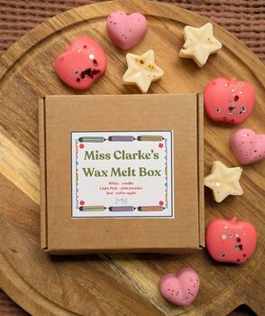 Personalised Teacher Wax Melt Box For End Of Year, Student To Teacher Gifts, 10 of 10