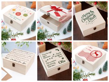 Personalised Medium Christmas Eve Box, 6 of 6