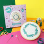 'Evergreen' Embroidery Craft Kit, thumbnail 2 of 3