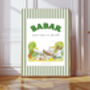 Babar Picnic Nursery Art Print, thumbnail 1 of 4