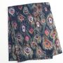 Peacock Feather Print Scarf, thumbnail 3 of 6
