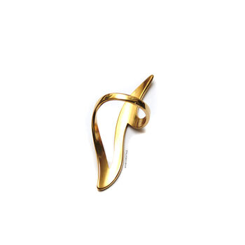 Aurora Gold Plated Statement Ring, 8 of 8