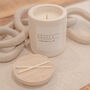 Cashmere And Oak Concrete Candle Soy Wax, thumbnail 2 of 4