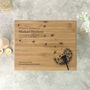 Personalised Dandelion Bamboo Urn For Cremation Ashes, thumbnail 5 of 12