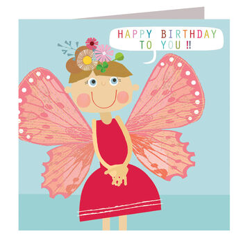 Happy Birthday Butterfly Card, 2 of 5