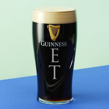 Personalised Monogram Guinness Pint Glass, 2 of 4