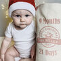 Baby's 1st Christmas Linen Milestone Stocking, thumbnail 3 of 5