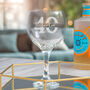 Personalised Birthday Gin Glass With Name And Age, thumbnail 1 of 9