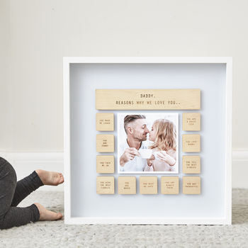 Personalised Reasons Why We Love Daddy Framed Print, 6 of 9
