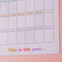 2024 Wall Year Planner | This Is The Year | Landscape, thumbnail 3 of 7