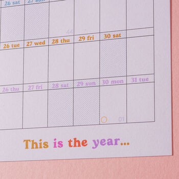 2024 Wall Year Planner | This Is The Year | Landscape, 3 of 7