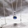Sterling Silver Birthstone Necklaces, thumbnail 4 of 12