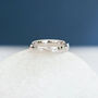 Personalised 9ct White Gold 4mm Wedding Ring, thumbnail 3 of 5