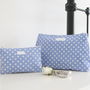 Personalised Wipe Clean Wash Bag And Jewellery Bag, thumbnail 1 of 6