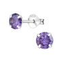 June Birthstone Silver Studs In A Keepsake Gift Tin, thumbnail 2 of 9