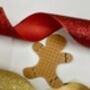 Lego Compatible Christmas Gingerbread Decoration, thumbnail 2 of 4