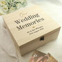 Personalised Black And Gold Wedding Keepsake Box, thumbnail 1 of 4