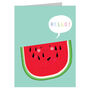 Mini Watermelon Greetings Card, thumbnail 2 of 4