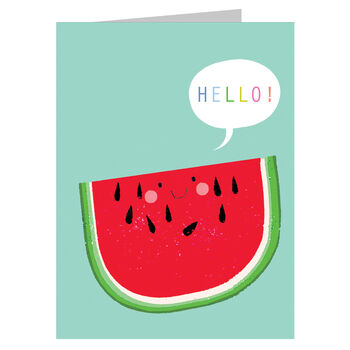 Mini Watermelon Greetings Card, 2 of 4