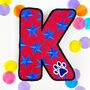 Letter K Sew On Patch, thumbnail 1 of 3