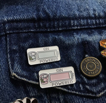 Gin Powered Enamel Pin, 4 of 5