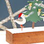 Christmas Tree And Seagulls With Chips Decoration, thumbnail 2 of 4