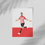 Shane Long Southampton Football Poster, thumbnail 3 of 3