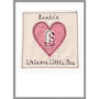Personalised Heart New Baby Or Christening Card For Girl, thumbnail 12 of 12