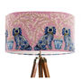Staffordshire Dog Twins On Pink Lampshade, thumbnail 5 of 5