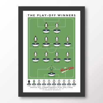 Sunderland The Play Off Winners 2025 Poster, 6 of 6