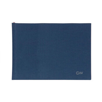 Personalised A4 Woven Cloth Artist's Sketchbook, 2 of 9