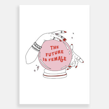 'The Future Is Female' Art Print, 2 of 2
