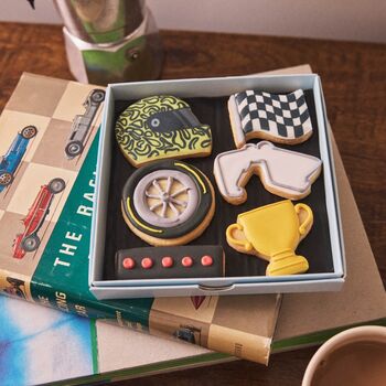 Motor Racing Vanilla Biscuit Box, 6 of 6