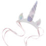 Iridescent Unicorn Horn Party Hat Headbands, thumbnail 2 of 3