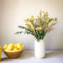 Yellow Flower Bouquet With Eucalytus 'Moonshine', thumbnail 5 of 5