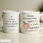 Funny Valentines Gifts Tea Mug Peachy, thumbnail 6 of 6