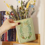 Personalised Ceramic Woodland Book Vase, thumbnail 2 of 2