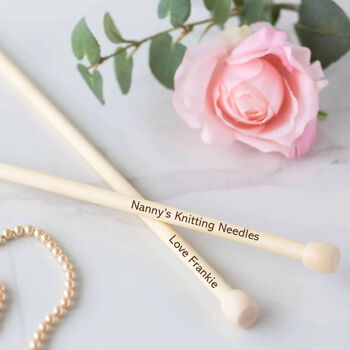 Personalised Knitting Needles, 2 of 5