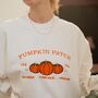 Pumpkin Patch Embroidered Unisex Sweatshirt, thumbnail 4 of 7