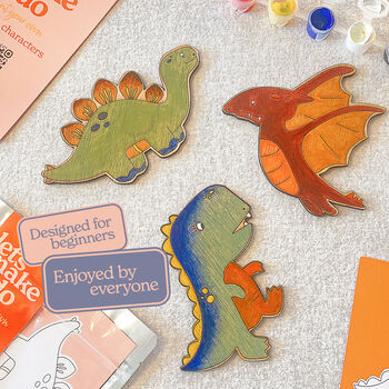 Paint Your Own Wooden Dinosaurs Kit, 8 of 8
