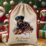 Personalised Rottweiler In Christmas Lights, thumbnail 5 of 10