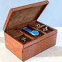 Personalised Leather Jewellery Box With Drawers, thumbnail 6 of 11