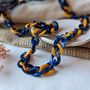 Glasses Chain Indigo And Honeycomb Chunky Acrylic Chain, thumbnail 5 of 8