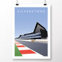 Silverstone Formula One Poster, thumbnail 2 of 8