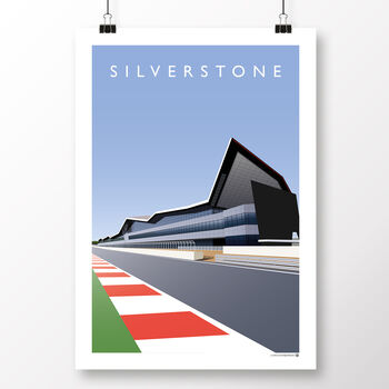 Silverstone Formula One Poster, 2 of 8