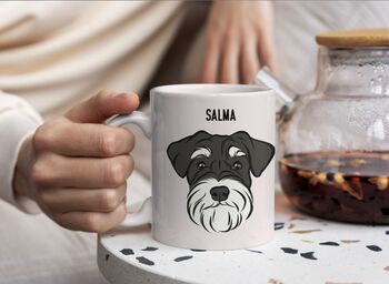 Personalised Miniature Schnauzer Mug, 4 of 5