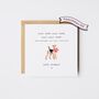 Personalised Christmas Dog Card Airedale Terrier *Various Dog Breeds, thumbnail 1 of 12