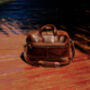 Genuine Leather Briefcase With Front Leather Patch, thumbnail 4 of 7