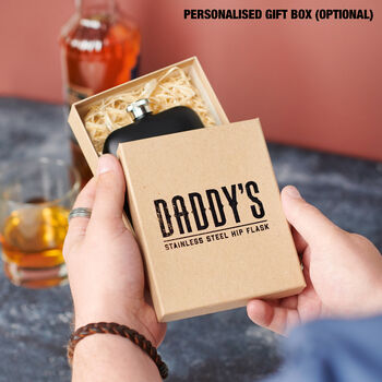 Personalised 'Life Is Better Outdoors' Cowboy Hip Flask, 3 of 7